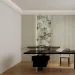 Стеновая бамбуковая панель Lamelidecor под ткань серо-бежевую LDB56016