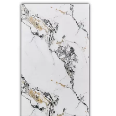 Стеновая SPC панель LameliDecor SPCM1015 черный с золотым