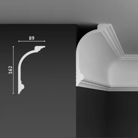 Плинтус потолочный Decostar SK-60 под покраску