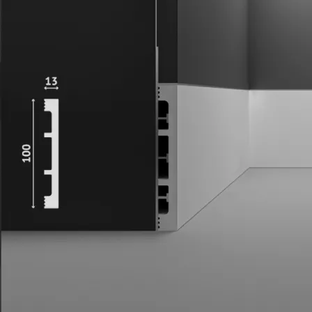 Плинтус напольный Decostar SК-51 под покраску 