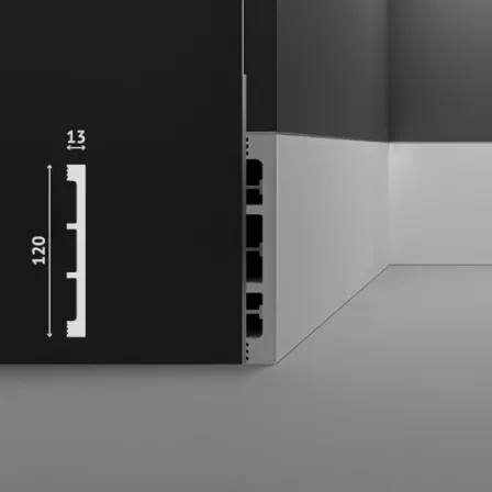 Плинтус напольный Decostar SК-52 под покраску 